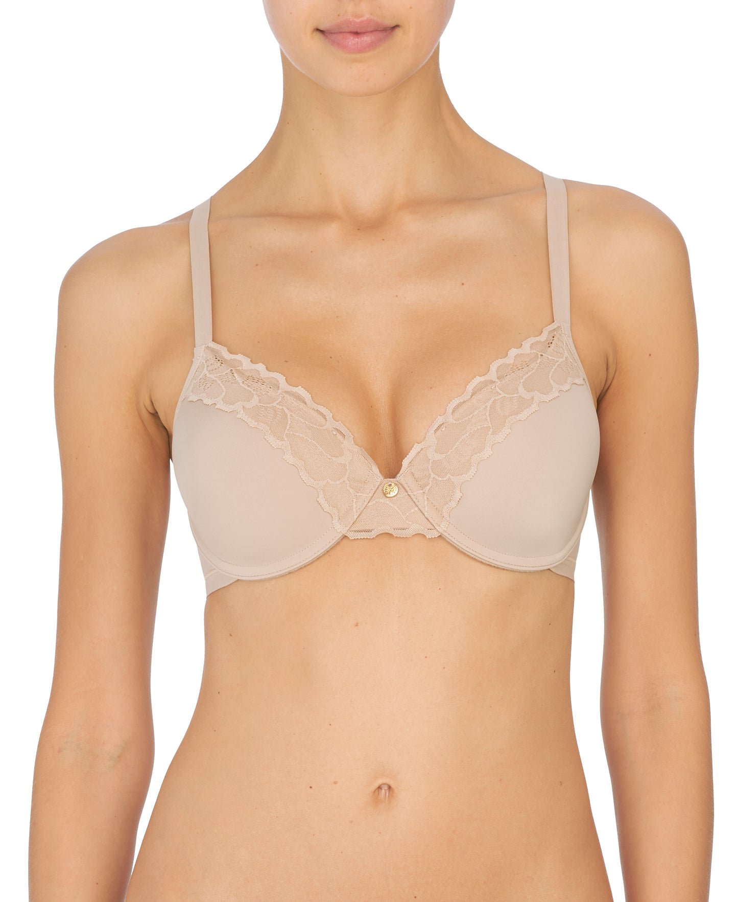 Natori Hidden Glamour Contour Underwire Bra Café