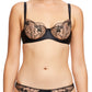 Dita Von Teese Julie's Roses Demi Bra Black