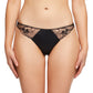 Dita Von Teese Julie's Roses G-String Bra Black