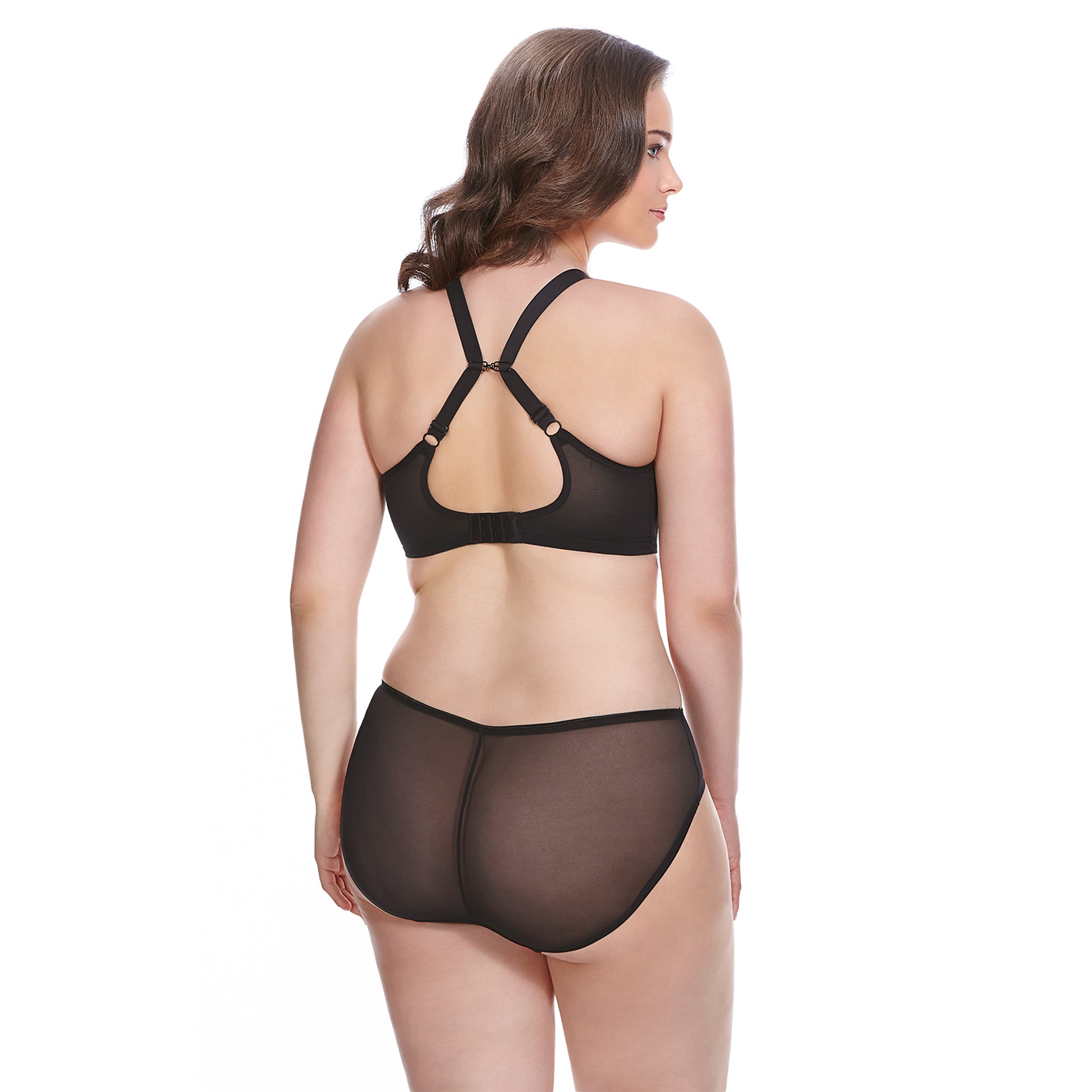 Elomi 'Matilda' Full Cup Plunge UW Bra (Black)~ EL8900 - Knickers