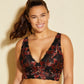Cosabella Paradiso Curvy Longline Bralette in Lady in Red