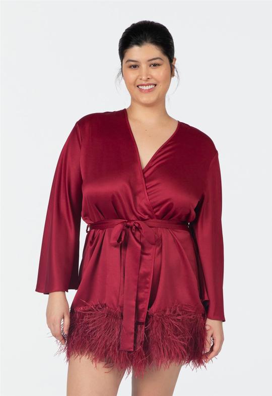 Rya Collection Swan Cover-Up Sangria