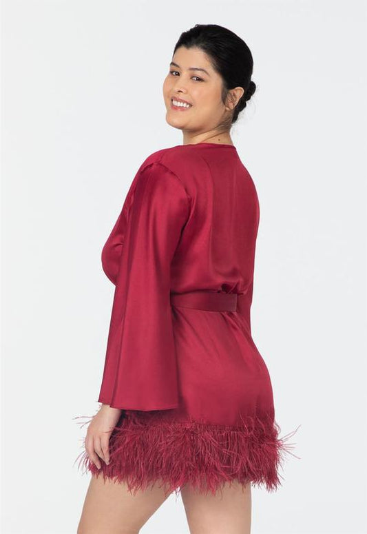 Rya Collection Swan Cover-Up Sangria