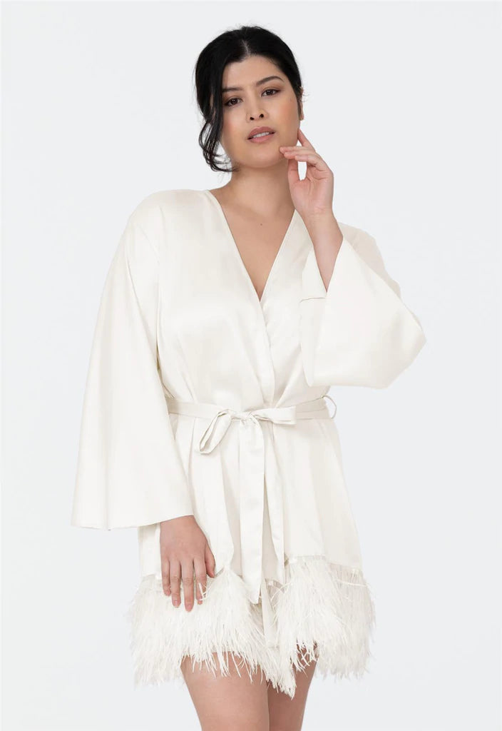 Rya Collection Swan Cover-Up Ivory