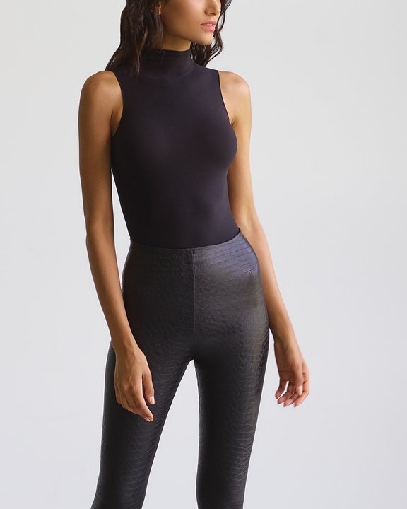 Commando Ballet Mockneck Sleeveless Bodysuit