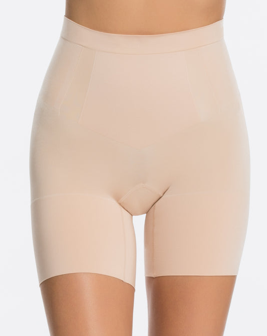 Spanx OnCore Mid-Thigh Short Soft Nude