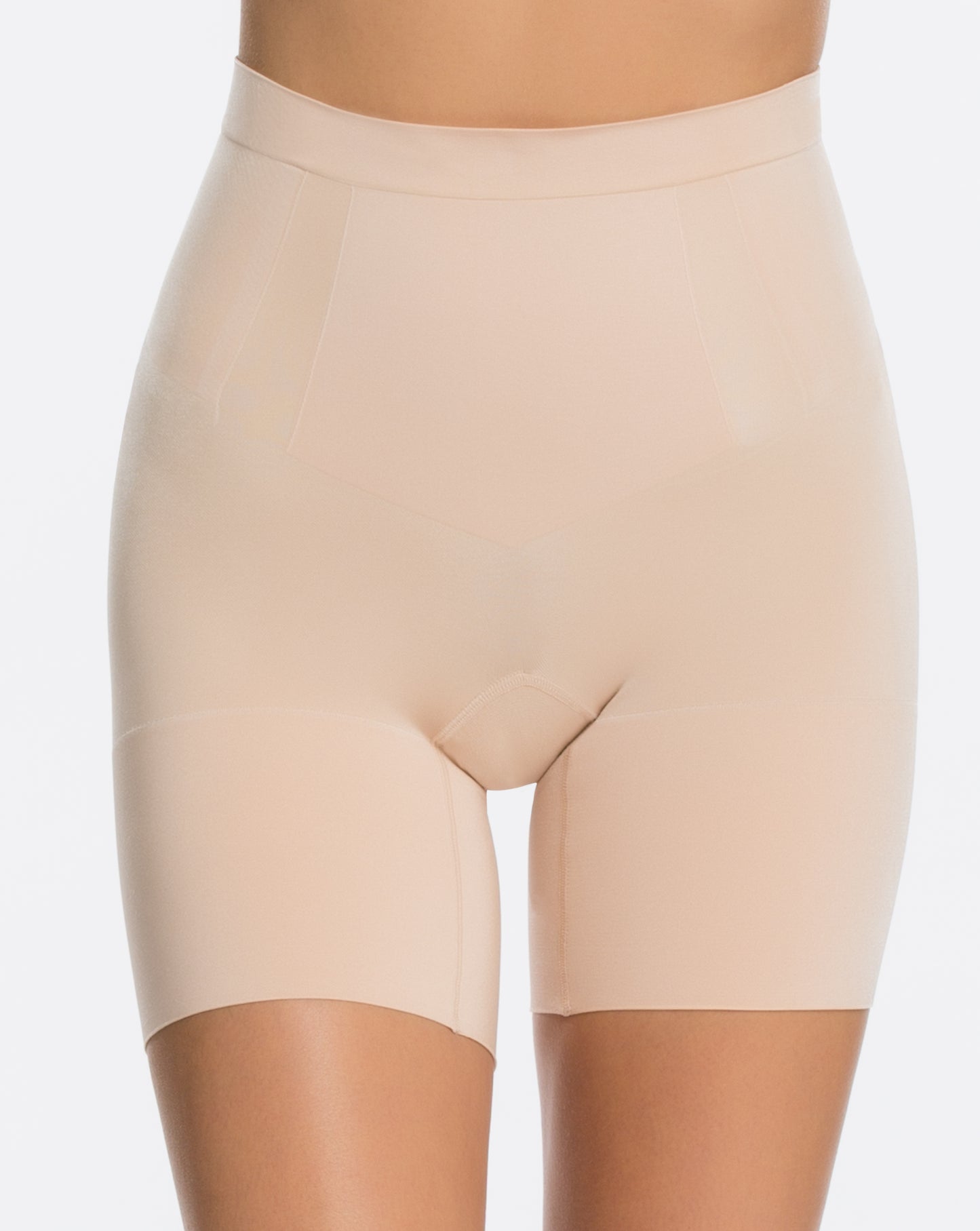 Spanx OnCore Mid-Thigh Short Soft Nude