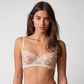 Skarlett Blue Entice Balconette Bra in White/Nylon
