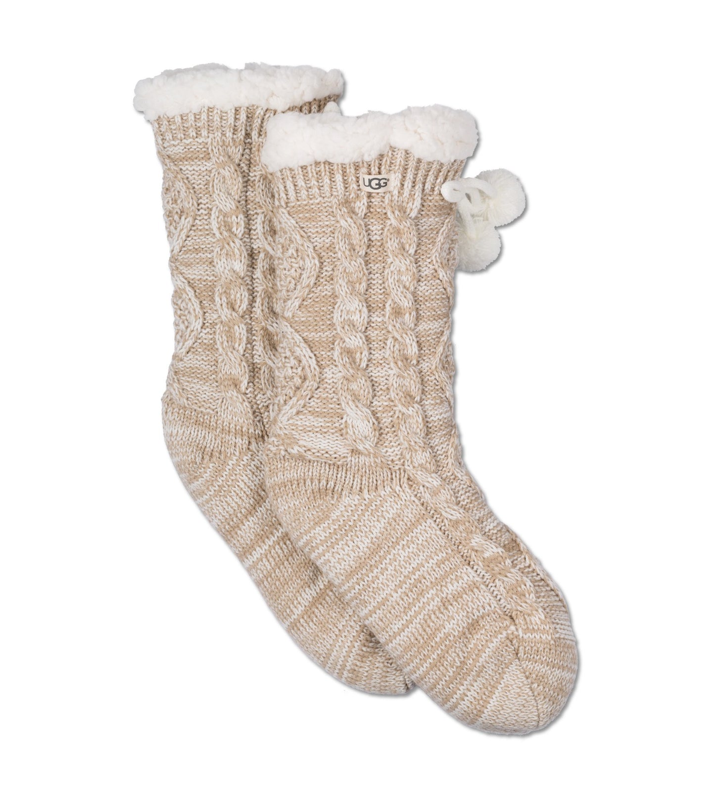 UGG Pom Pom Socks Cream
