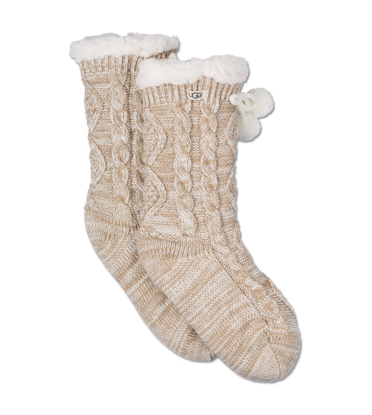 UGG Pom Pom Socks Cream