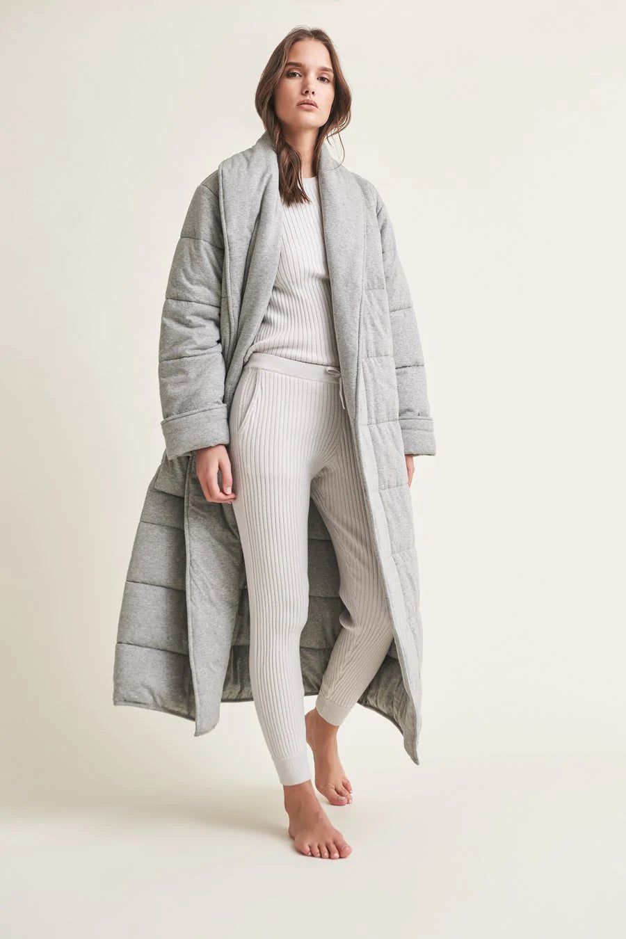 Skin Sierra Robe Heather Grey