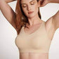 Evelyn & Bobbie Wire Free Defy Bra in Sand