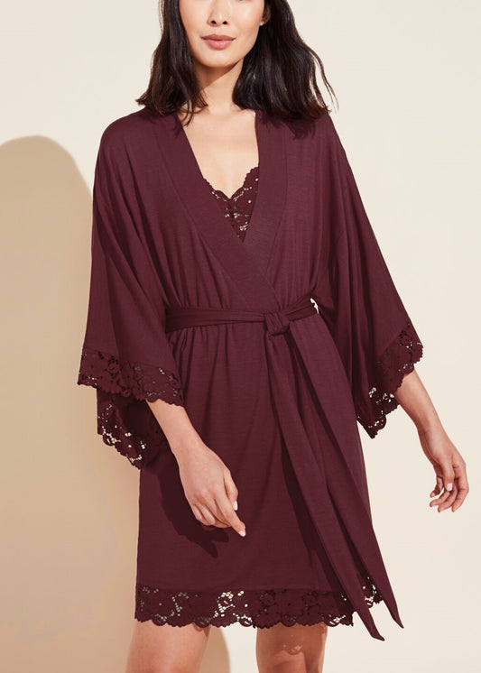Eberjey Naya TENCEL Robe Mulberry