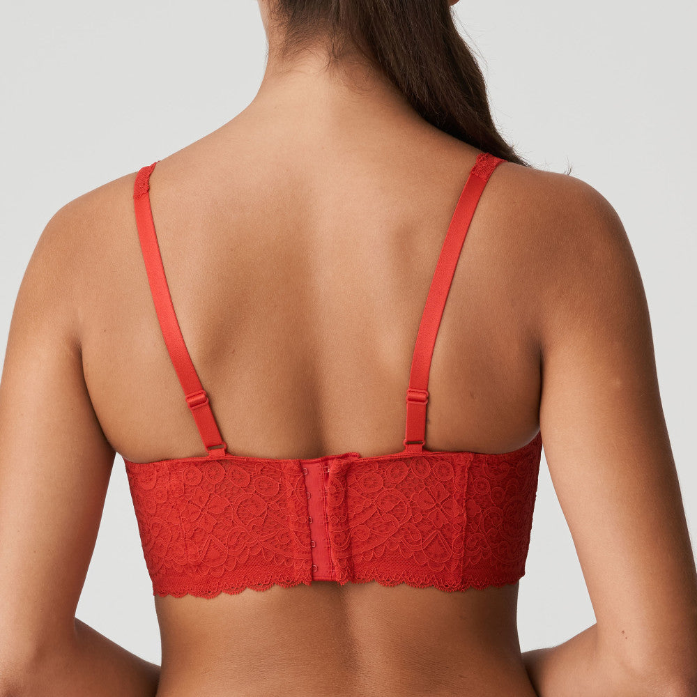 Prima Donna I Do Plunge Longline Bra Scarlet