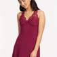 Fleur't Belle Epoque Lace T-Back Chemise Sangria