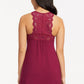 Fleur't Belle Epoque Lace T-Back Chemise Sangria