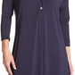 Fleur't Dolman 3/4 Sleeve Nightshirt Night Grey