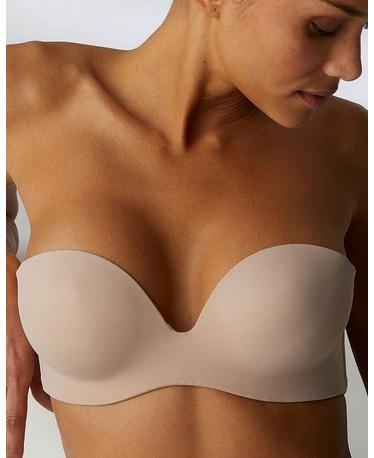 Simone Perele Essentiel Strapless Plunge Peau Rose